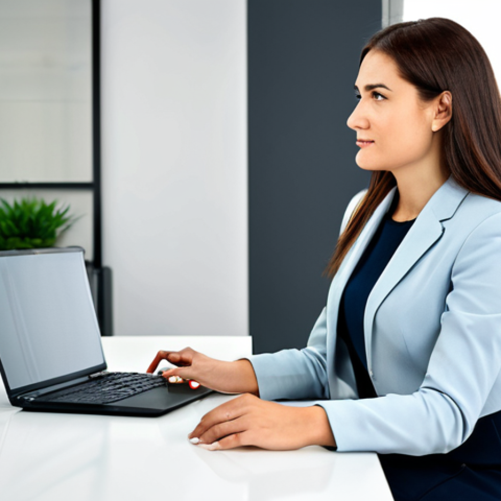 뷰티컨설턴트 연봉 협상 노하우 - Confident Negotiation**

A professional beauty consultant in a modern, well-lit office. She is sitti...