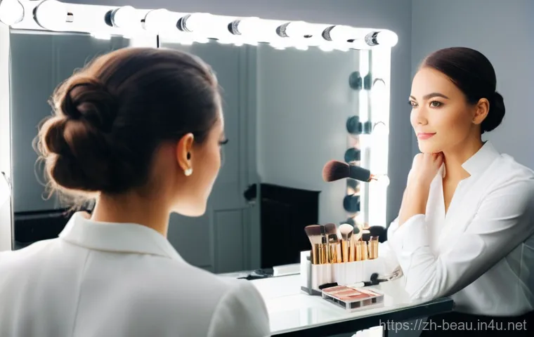 뷰티컨설턴트 실습 강의 신청 - **Prompt: "A professional and elegant female beauty consultant, in her late 20s to early 30s, with a... 뷰티컨설턴트 실습 강의 신청 - **Prompt: "A professional and elegant female beauty consultant, in her late 20s to early 30s, with a...