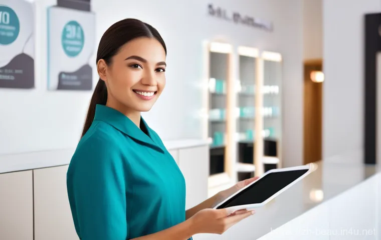 뷰티컨설턴트 직무 관련 소프트웨어 - **Prompt for Smart Scheduling     "A professional and elegant female beautician in her late 20s, dre...