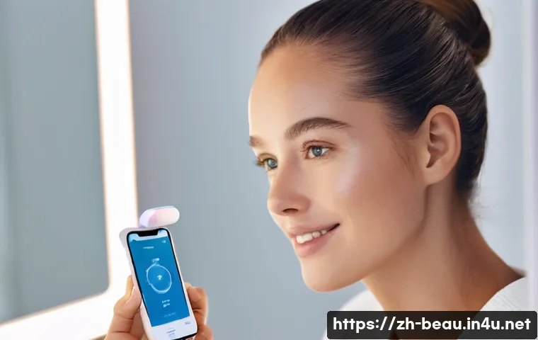 뷰티컨설턴트 최신 연구 성과 공유 - **AI Skin Analysis and Personalized Skincare Journey**
    "A vibrant, happy woman in her early 30s,...