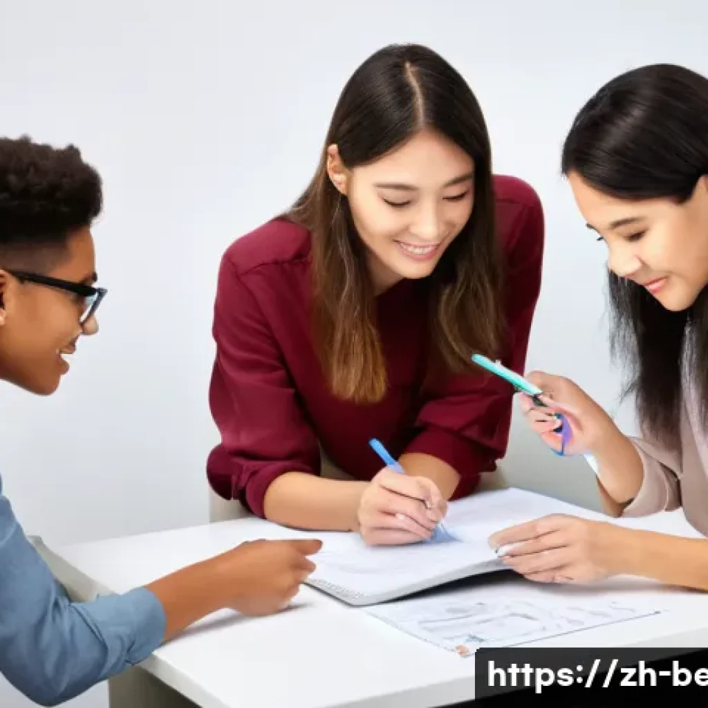 뷰티컨설턴트 이론 공부법 - **Prompt for Interactive Learning Group:**
"A vibrant and diverse group of young adults, includi...