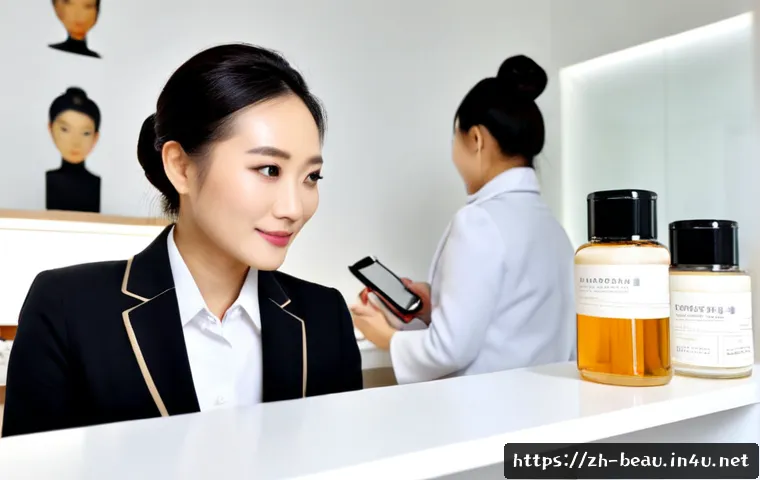 뷰티컨설턴트 주요 업무 정리 - Photorealistic beauty consultant conducting a personalized skincare consultation with an adult clien...